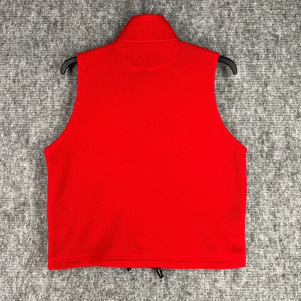 Lands End Fleece Zip Vest Women M 10 12 Relaxed Fit Casual Layering Outdoor - Picture 5 of 9